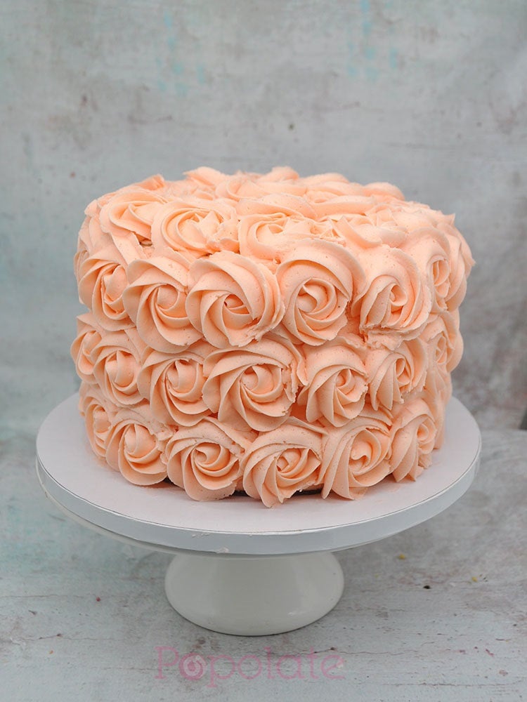 Rosette Cake Cakebuds Bakery
